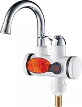 Noveen - Chauffe-eau à débit électrique - Chauffe-eau à débit - Avec robinet - Chauffe jusqu'à 60 degrés - Robinet chauffé électriquement - IWH360