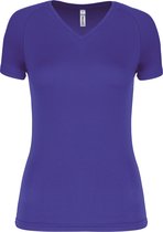 Damesportshirt 'Proact' met V-hals Violet - XL