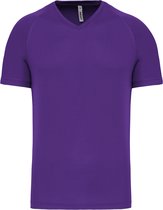 Chemise de sport pour homme ' Proact' avec col en V Violet - XS