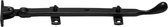 KP1312 raamuitzetter 304mm smeedijzer zwart, inclusief 2 pennen