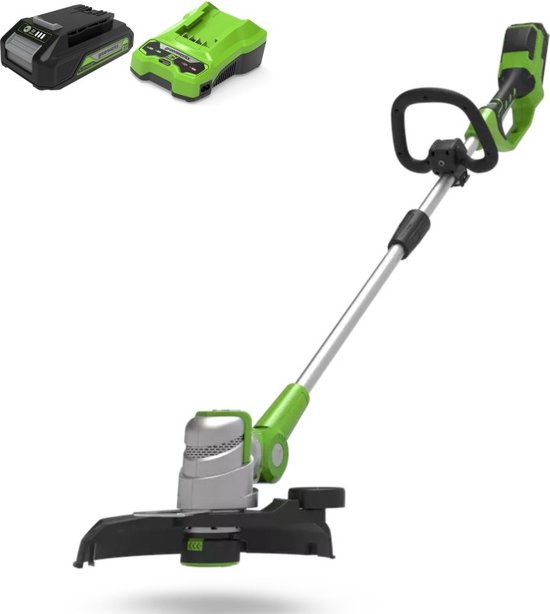 Foto: Trimmer premium 24v 2ah greenworks g24lt30mk2 2100007ua