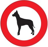 Verboden Voor Honden Bord