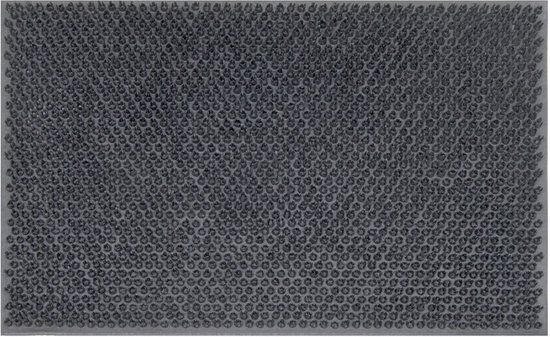 Tragar deurmat van volledig rubber met antislip - Voor binnen en buiten - Schoonloopmat - 40 x 60 cm grijs
