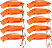 BRAMBLE Sifflet d'urgence en Oranje, 10 pièces, sifflet de signalisation Perfect pour la Marche, le Camping, le trekking, la Survie, SOS