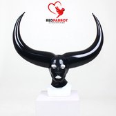 Devil Bull Masker Extreme BDSM | Seks Masker | Opblaas Hoorns | Heavy latex | Luxe uitvoering | SM | Bivak | Seksmasker | Rollenspel