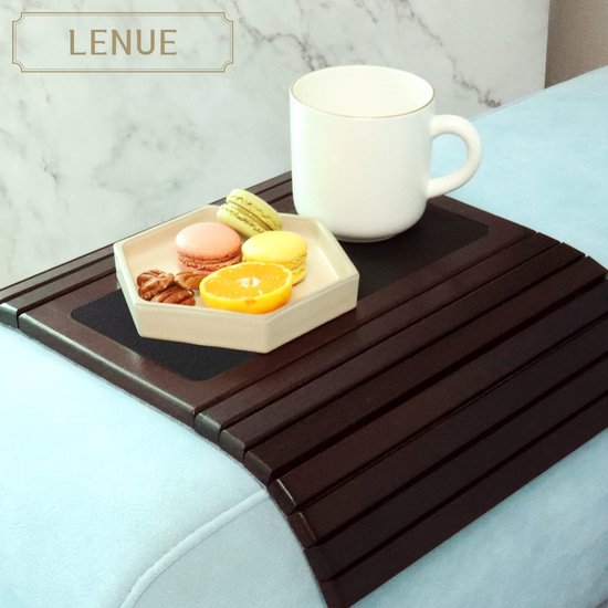 Natural Bamboo Sofa Armrest Holder, Folding Sofa Table Natural Bamboo Sofa Armrest Holder, Folding Sofa Table