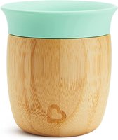 Munchkin Sippy Cup Bamboe Open Cup, Baby & Peuter - Drinkbeker voor 6 maanden en ouder, Bamboe Sippy Cup, BPA-vrije Spenen Cup voor kinderen en baby's, 360 Cup Design - 5 oz/150 ml