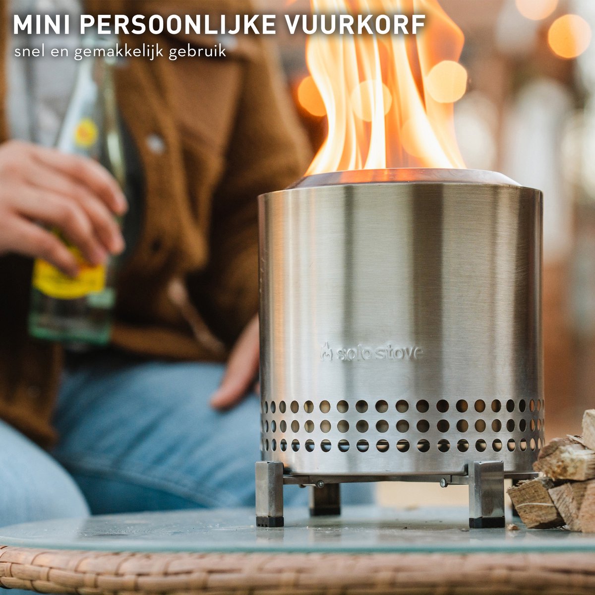 Solo Stove Mesa XL brasero de table - Inox