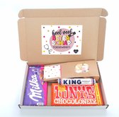 Beterschap cadeau - Heel veel beterschap toegewenst - Hartjes - Tony Chocolonely -Milka chocolade - King pepermunt