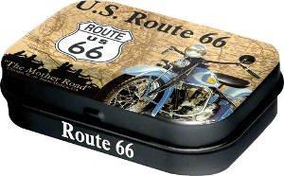 Mint box Route 66 map | Nostalgic Art