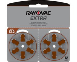 Rayovac Extra 312 hoorbatterijen 12 stuks