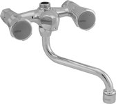 Venlo Nimbus II Brass Eco robinet de douche avec déviateur 12 cm entraxe chrome
