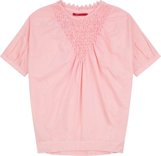 Daalder short sleeve dress 35 fluo pink smock Pink: 116/6yr