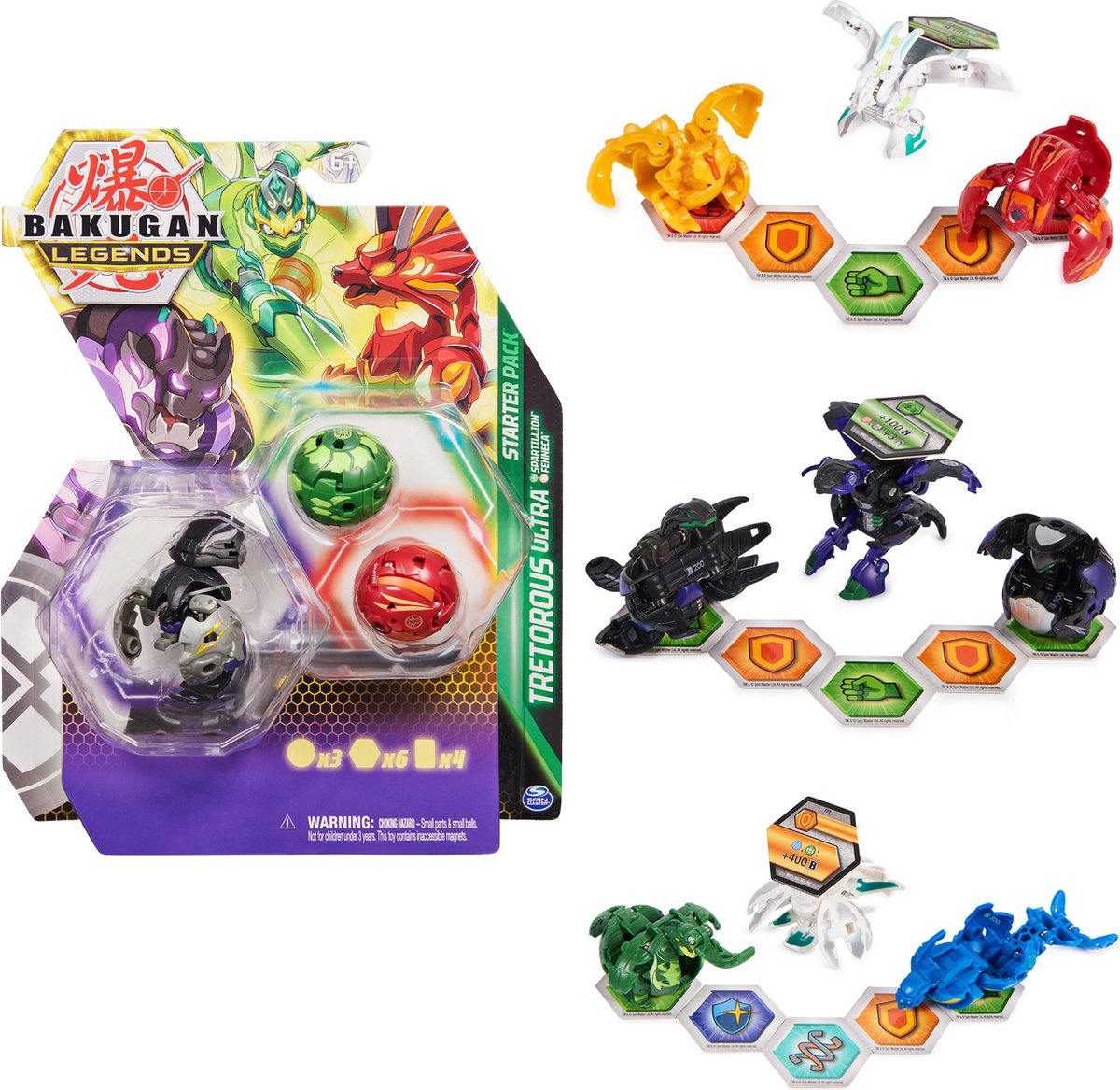Bakugan Legends S5 Starter Pack 3-pack - 1 willekeurige set