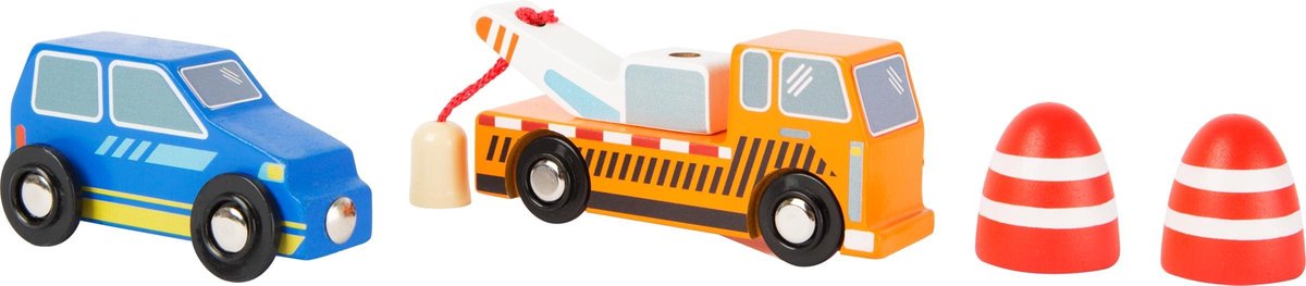 Small Foot Houten Sleepwagendienst 4-delig