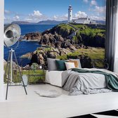 Fotobehang Edge Of The World Lighthouse | VEL - 152.5cm x 104cm | 130gr/m2 Vlies
