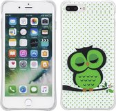 Uiltje Iphone 7 plus flexibel hoesje