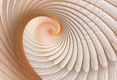 Fotobehang Abstract Swirl | PANORAMIC - 250cm x 104cm | 130g/m2 Vlies