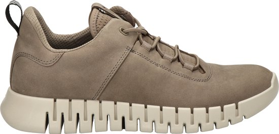 Ecco Gruuv M Baskets pour femmes Taupe Nubuck - Homme - Taille 44