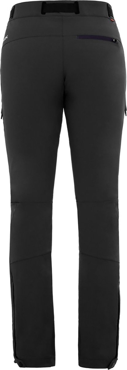 Vaude Badile Pants II - Softshellbroek - Dames Black / Black EU 40