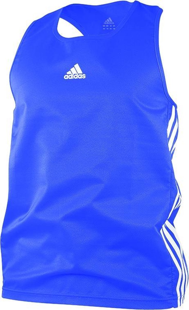 adidas Amateur Boxing Tank BlauwWit Small adidas Amateur Boxing Tank BlauwWit Small