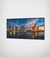 San Diego California Canvas- 100 x 60 cm - Steden - Schilderij - Canvas - Slaapkamer - Wanddecoratie  - Slaapkamer - Foto op canvas