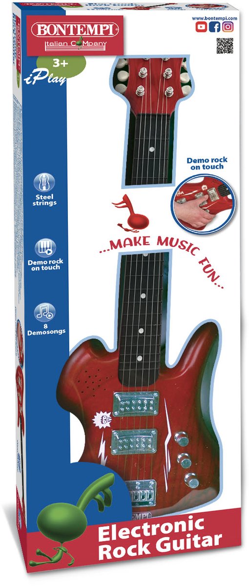 Bontempi Spa Elektrische Rock Gitaar - Speelgoedinstrument