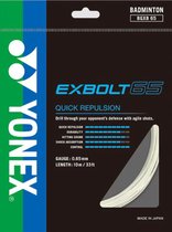 Yonex Exbolt 65 cordage badminton set 10m - blanc - 0.65mm