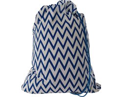 Bluvardi Katoenen waszak -Heavy Duty XL- met trekkoord - Electric blue