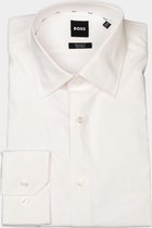 BOSS Joe regular fit overhemd - popeline - wit - Strijkvriendelijk - Boordmaat: 45