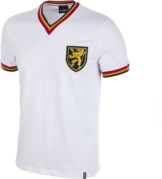 Belgium Away 1970's Retro Football Shirt White
