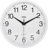 Teesa TSA0037 - Horloge murale - 25 cm - blanc