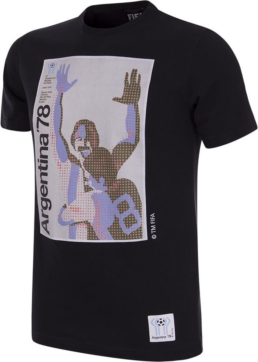 COPA - Argentinië 1978 World Cup Poster T-Shirt - XL - Zwart