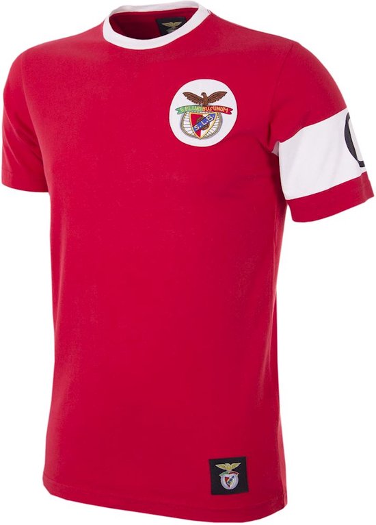 SL Benfica Retro Captain T-Shirt Red