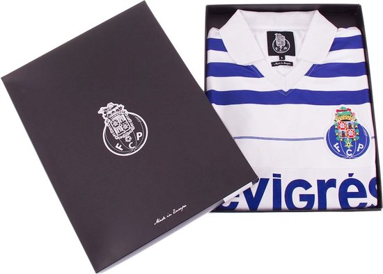 FC Porto 1985 - 86 Away Retro Football Shirt White S cadeau geven