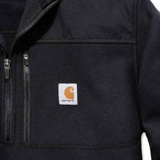 Carhartt Fallon HalfZip Sweatshirt Zwart Vest Heren
