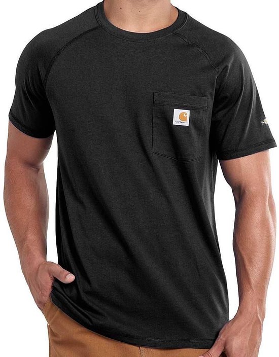 Carhartt Force Cotton Black T-Shirt Heren | bol.com
