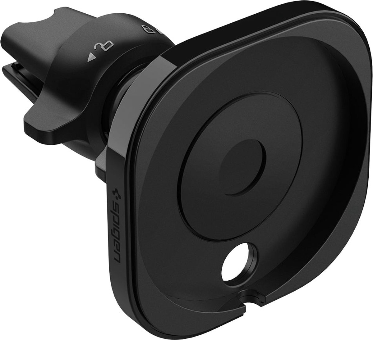 Spigen MagFit Ventilatierooster Houderstandaard Apple MagSafe Zwart