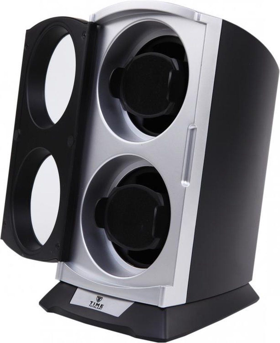 Time Tutelary Tower Vertical Watchwinder - Horloge opwinder KA015 - Zilver