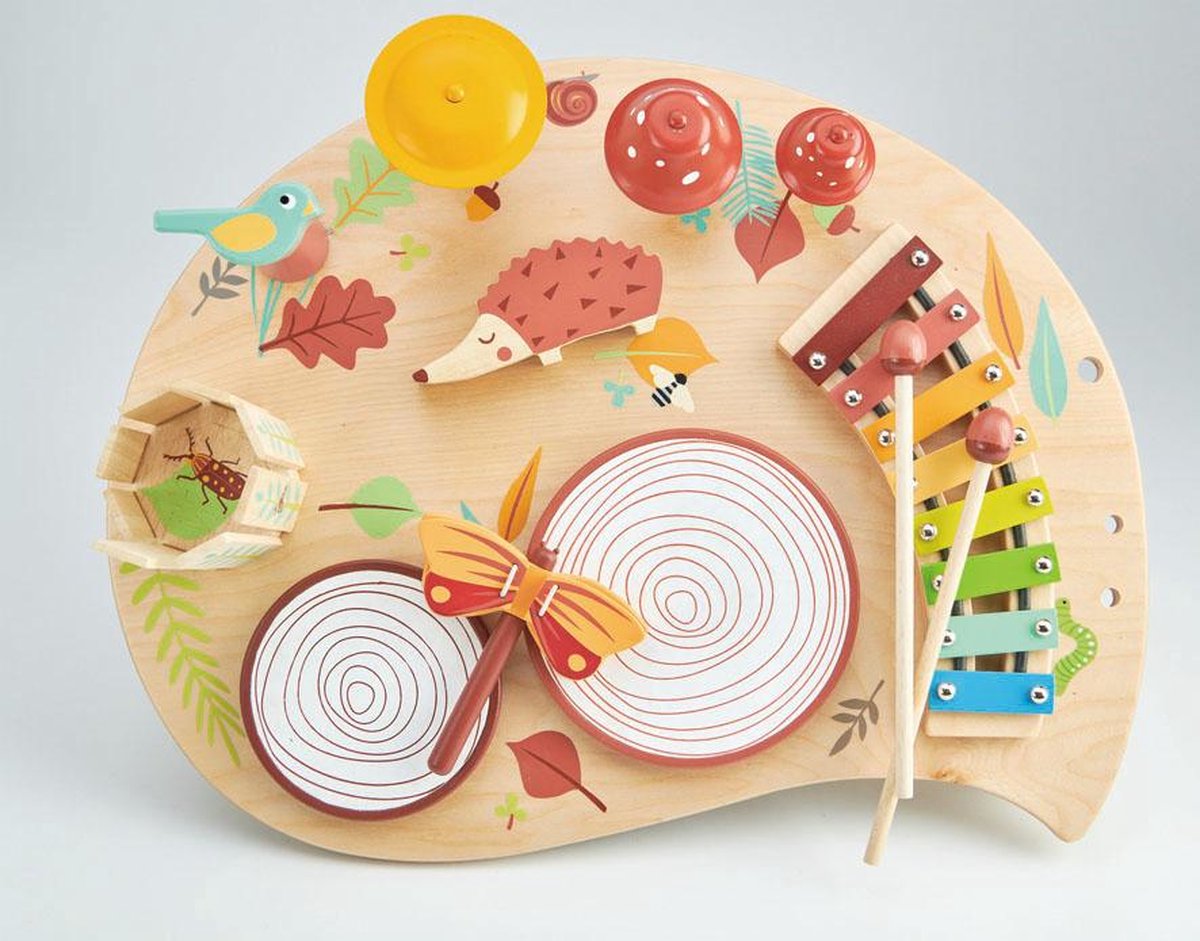 TENDER LEAF Preschool - Muziektafel - 50X39X21,5Cm - Hout - 3 Jaar