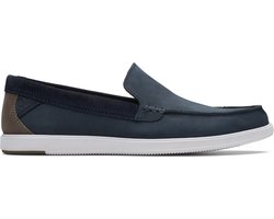 Clarks - Heren - Bratton Loafer - G - 3 - navy nubuck - maat 9