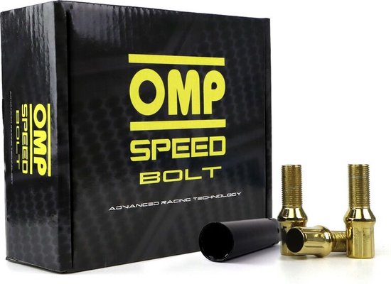 Set Nuts OMP 27 mm Yellow 20 uds M14 x 1,25