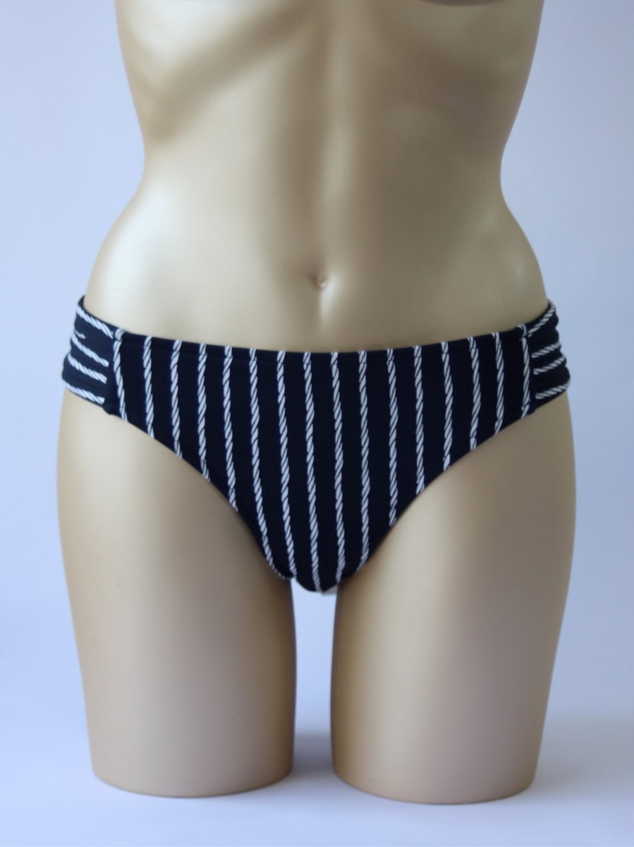Seafolly - Coastline Separates - bikinibroekje - Indigo blauw met touw print - maat 42 / XL