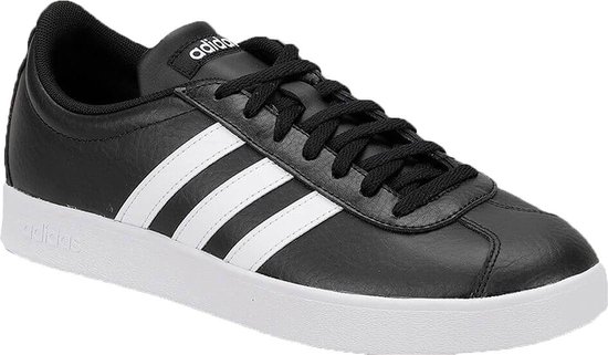 adidas Vl Court 2.0 Heren Sneakers - Core Black/Ftwr White/Ftwr White - Maat 44