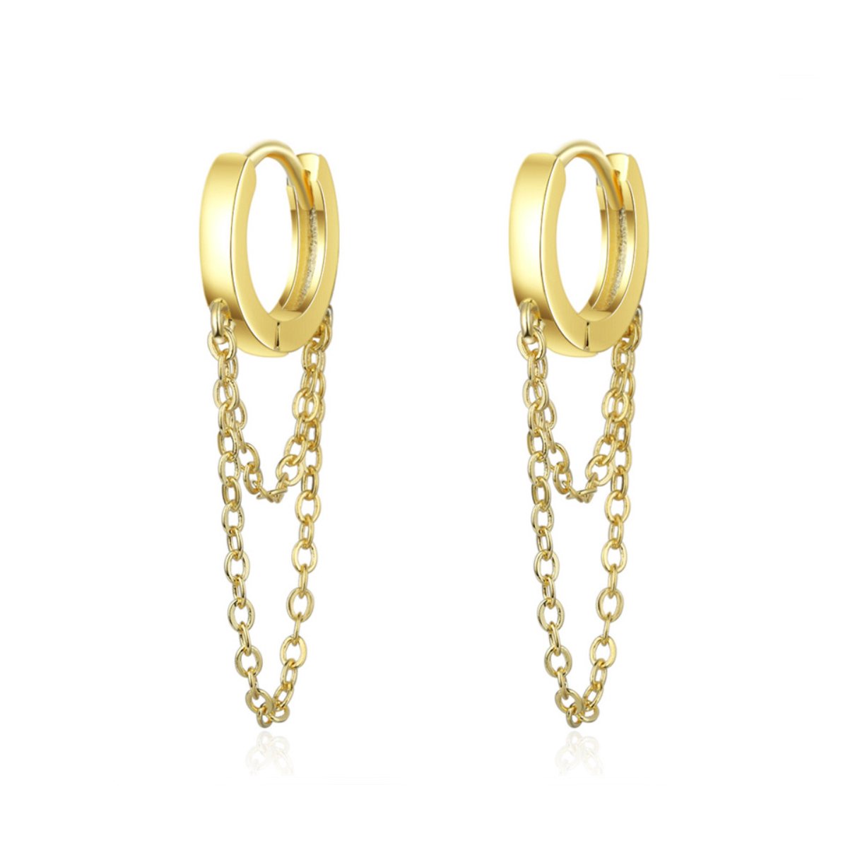 Oorbellen dames | oorringen dames | oorringen met kettinkjes | lange oorbellen | zilverkleurig | cadeau voor vrouw | black friday 2023 | sinterklaas | kerstcadeau voor vrouw
