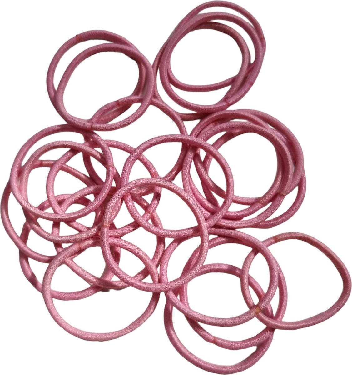 Haarelastiekjes - 50 stuks - Licht roze - Haaraccessoires - Meisje - Baby - Elastiekjes - GRATIS Verzending