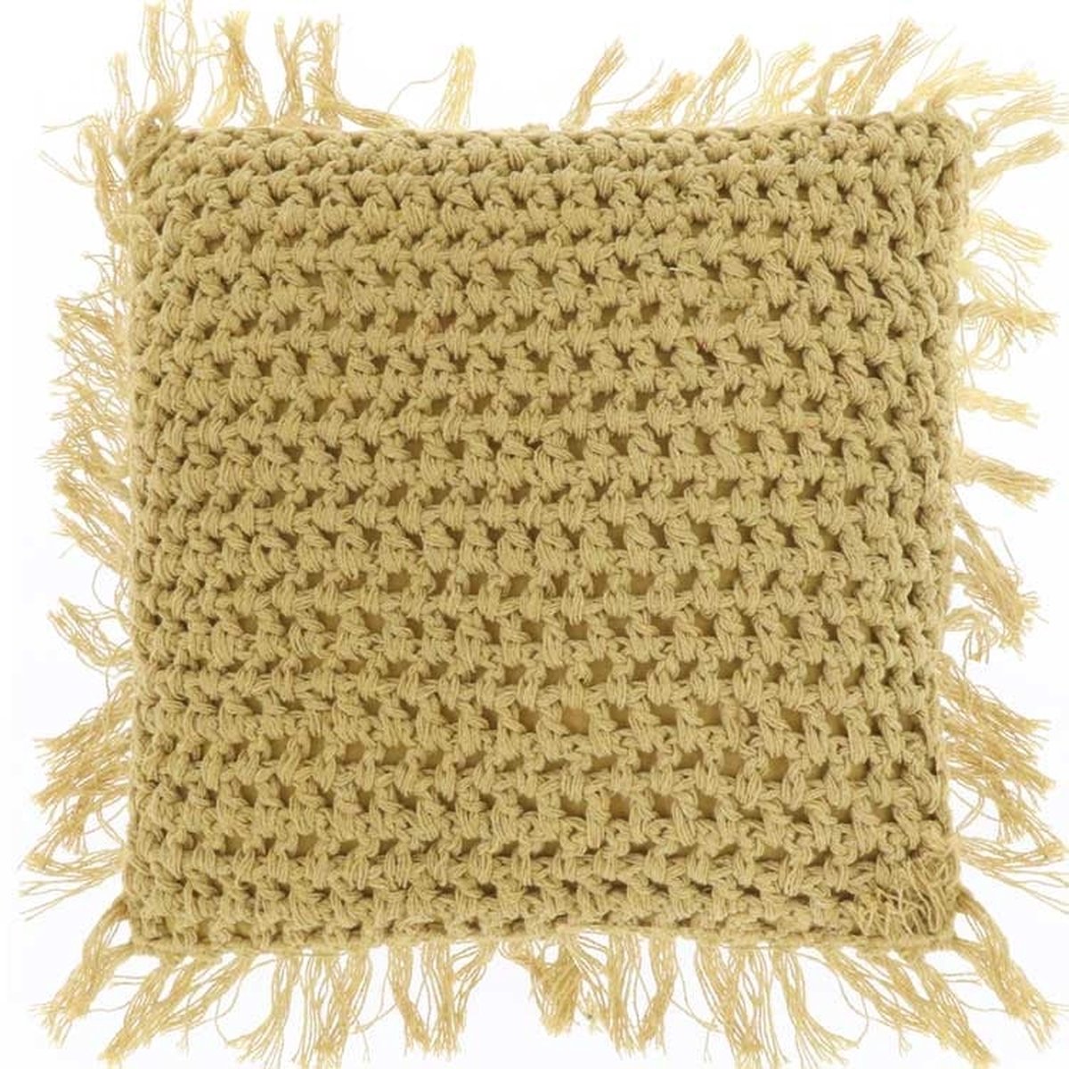 Unique Living Kussen Tufo 45x45cm Sunlight Geel