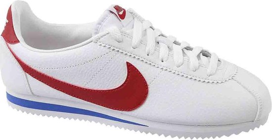 Nike Dames Sneakers Classic Cortez Leather Wmns - Wit - Maat 35+ | bol.com