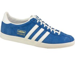 adidas Gazelle OG Sneakers - Maat 43 1/3 - Mannen - blauw/wit | bol.com
