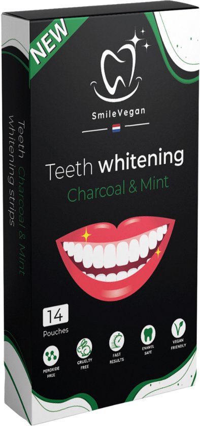 SmileVegan Teeth Whitening Charcoal & Mint